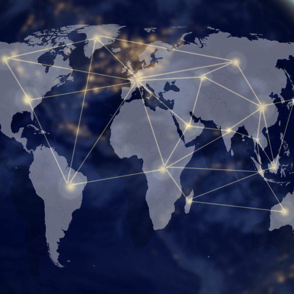 network and world map,networking concept network and world map,networking concept,Elements of this image furnished by NASA